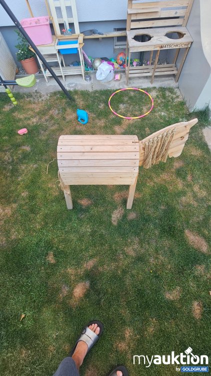 Artikel Nr. 397211: Holzpferd höhenverstellbar (2 Höhen)