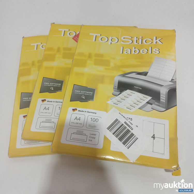 Artikel Nr. 846211 Artikel Nr. 846211: Top Stick Labels A4 100 Blätter 3er Pack