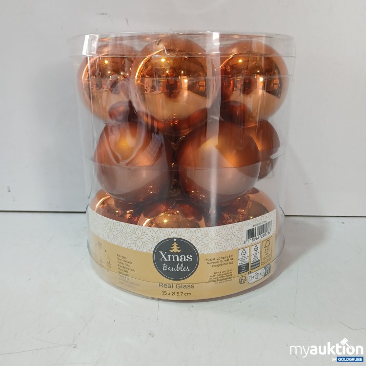 Artikel Nr. 940211 Artikel Nr. 940211: Xmas Bubles Real Glass 15x5.7cm