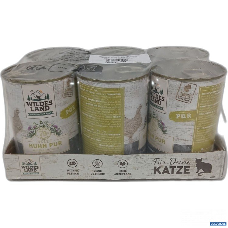 Artikel Nr. 950211: Wildes Land Adult Huhn Pur 6x400g 
