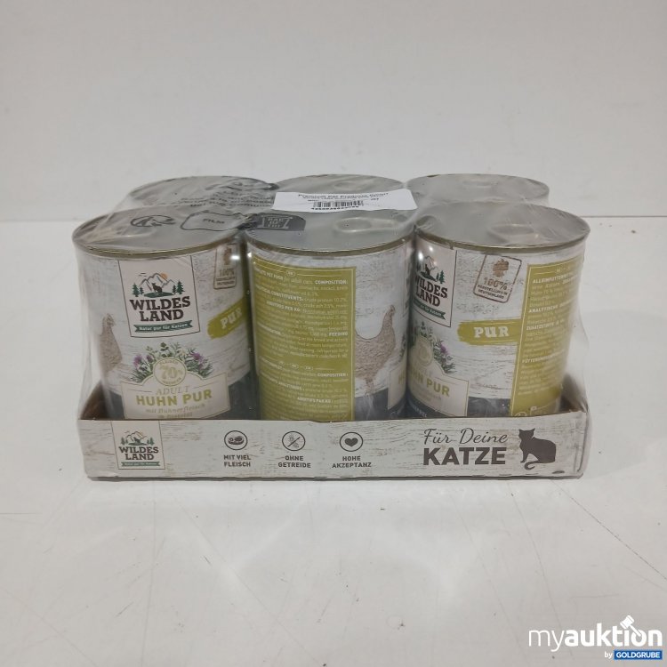 Artikel Nr. 950211: Wildes Land Adult Huhn Pur 6x400g 