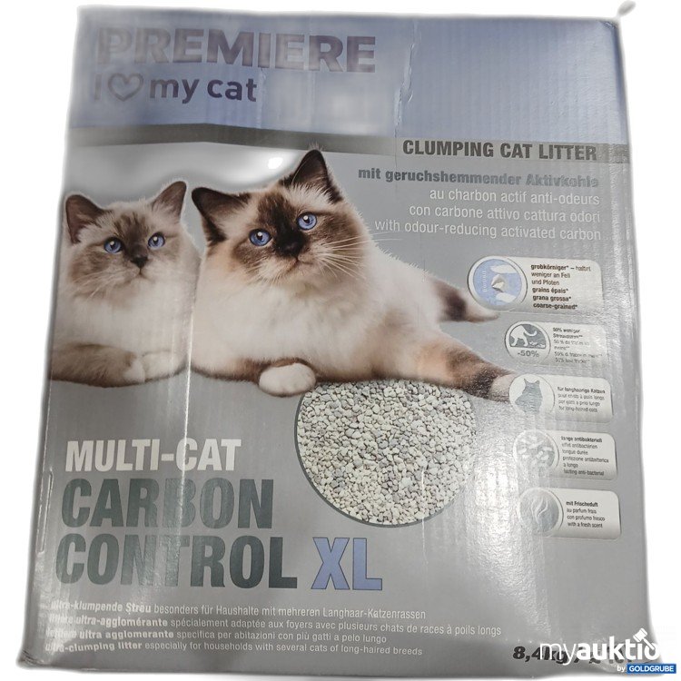 Artikel Nr. 967211: Premiere Multi Cat Carbon Controll XL 8.4kg 