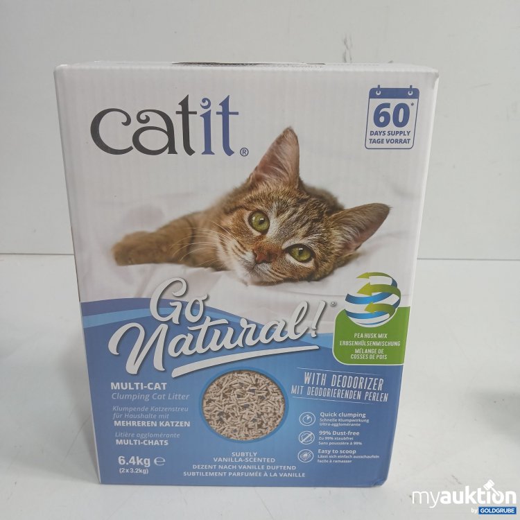 Artikel Nr. 985211 Artikel Nr. 985211: Catit Go natural Multi-Cat clumping Cat Litter 6,4kg