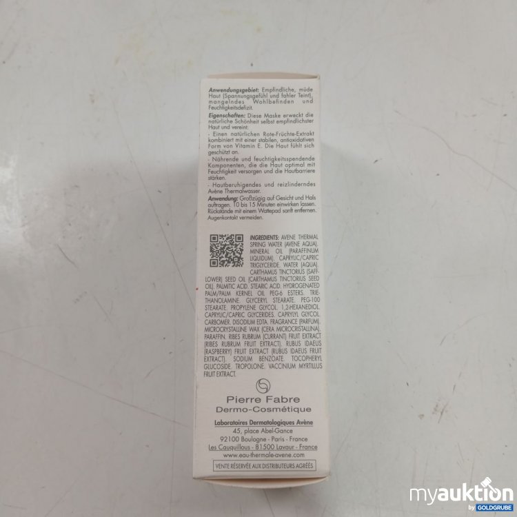 Artikel Nr. 987211 Artikel Nr. 987211: Avene Beruhigende Feuchtigkeitsmaske 50 ml