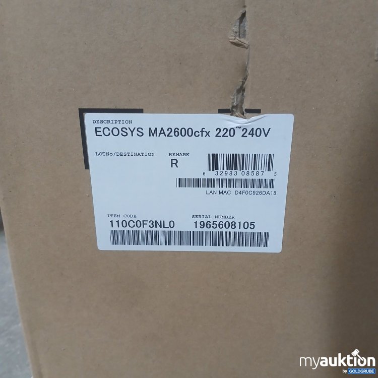 Artikel Nr. 468212 Artikel Nr. 468212: Kyocera ECOSYS MA2600cfx Drucker 220-240V