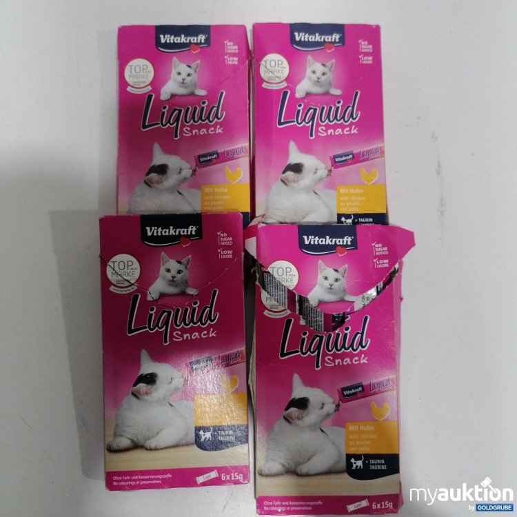 Artikel Nr. 878212 Artikel Nr. 878212: Vitakraft Liquid Snack Huhn 4Stk 24×15g
