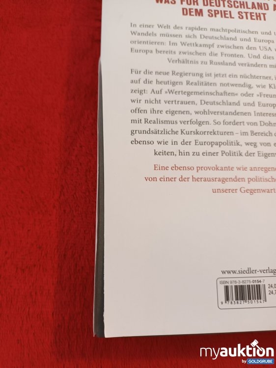 Artikel Nr. 927212: Nationale Interessen