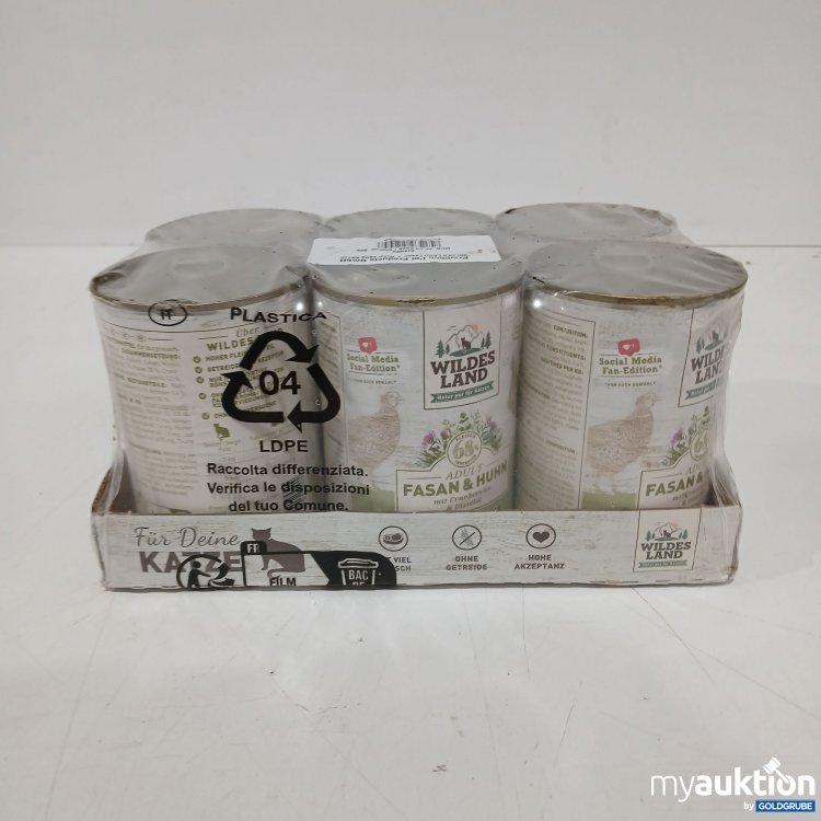 Artikel Nr. 950212: Wildes Land Adult  Fasan &Huhn 6x400g 
