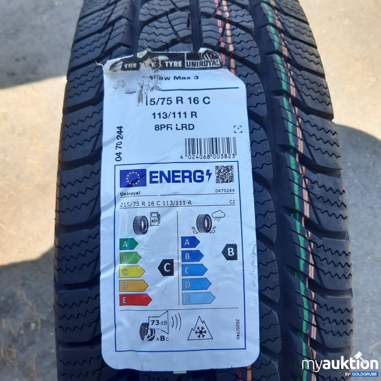 Artikel Nr. 439213 Artikel Nr. 439213: Uniroyal Snow Max 3 215/75R16C 113/111R
