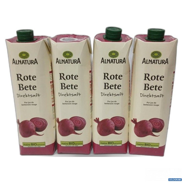 Artikel Nr. 472213: Alnatura 4 x Rote Bete Direktsaft 1l