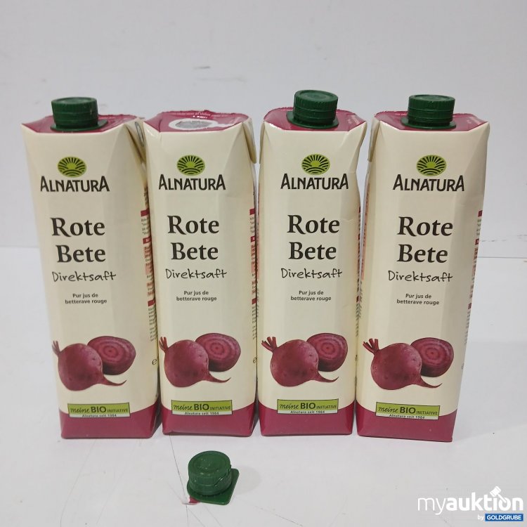 Artikel Nr. 472213: Alnatura 4 x Rote Bete Direktsaft 1l