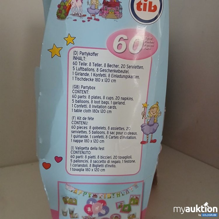 Artikel Nr. 922213: tib Partybox Happy Birthday 60 Teile