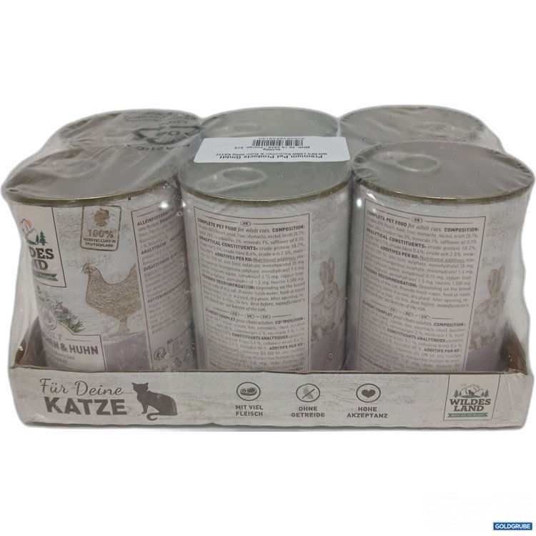 Artikel Nr. 950213: Wildes Land Kaninchen & Huhn 6x400g 