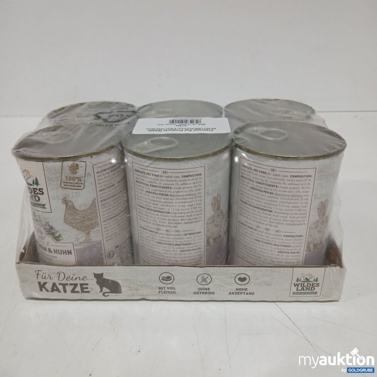 Artikel Nr. 950213: Wildes Land Kaninchen & Huhn 6x400g 