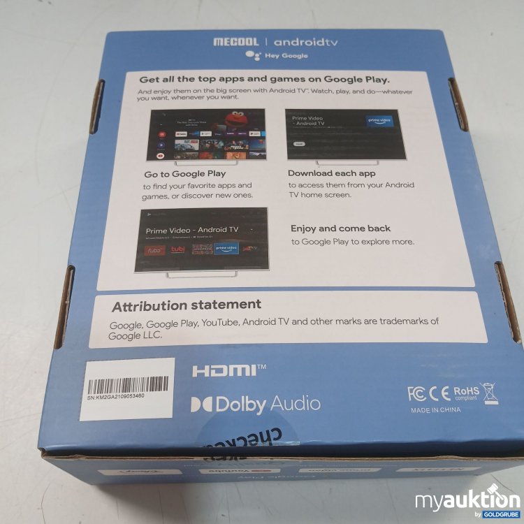 Artikel Nr. 984213 Artikel Nr. 984213: Mecool KM2 androidtv Hy Google