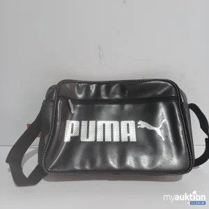 Auktion Puma Campus Reporter black Umhängetasche Schwarz ca. 40x27cm