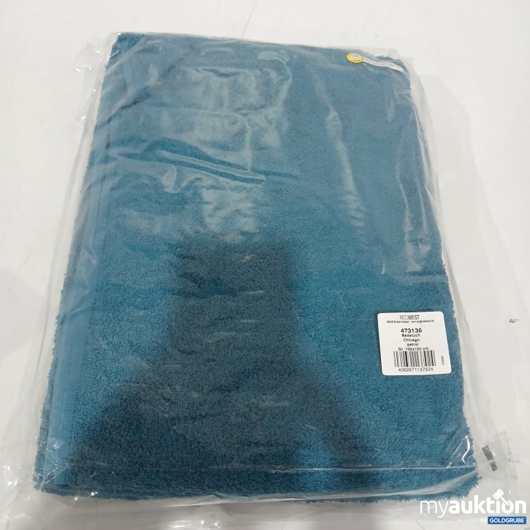 Artikel Nr. 470214 Artikel Nr. 470214: Redbest Badetuch Chicago petrol 100x150 cm