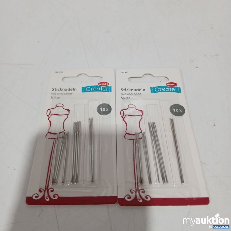 Artikel Nr. 523214 Artikel Nr. 523214: Wnco Sticknadeln 2x10stk