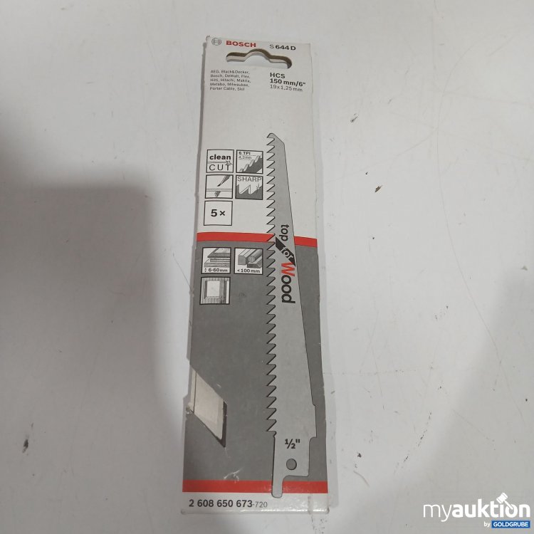 Artikel Nr. 882214 Artikel Nr. 882214: Bosch Säbelsägeblätter HCS 150mm 19x1,25mm 5Stk