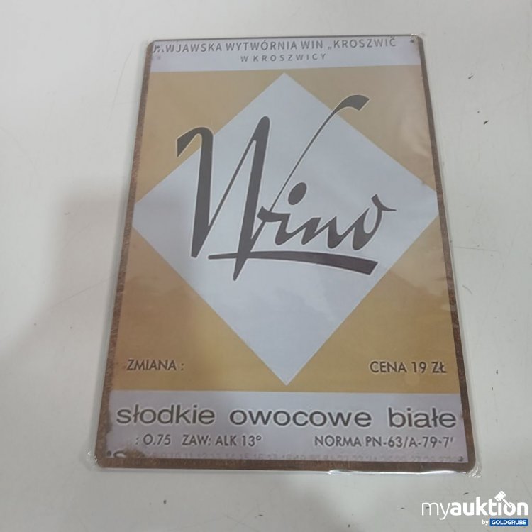 Artikel Nr. 919214: Schild ca. 30x20cm