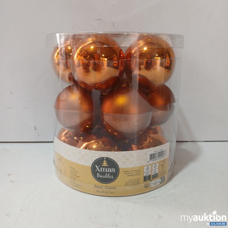 Artikel Nr. 930214 Artikel Nr. 930214: Xmas Bubles Real Glass 15x5.7cm