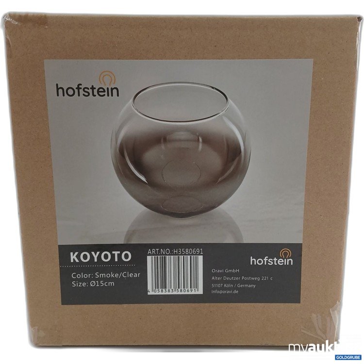 Artikel Nr. 959214: Hofstein Koyoto Somke/clear Size: ø15cm 