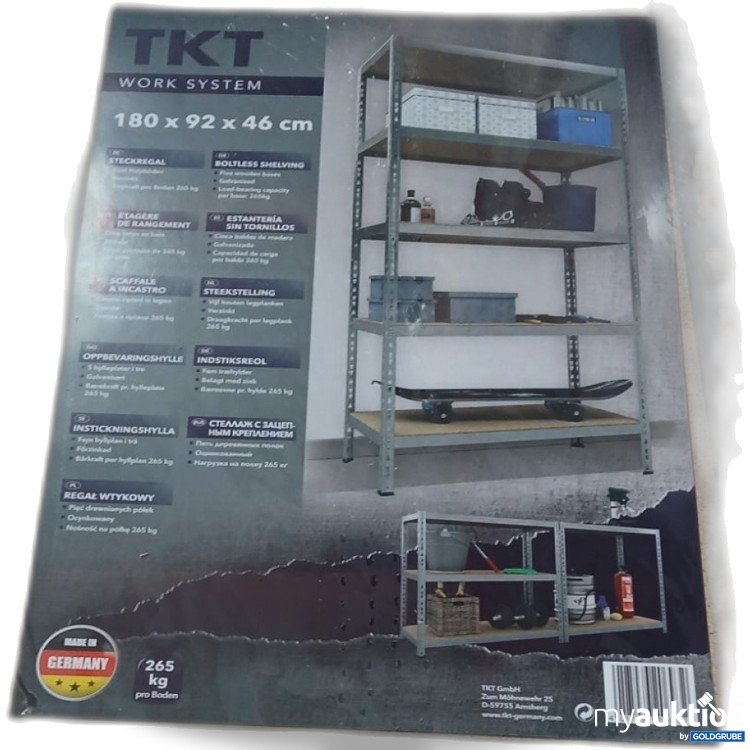 Artikel Nr. 995214 Artikel Nr. 995214: TKT Work System Steckregal größe laut Bild