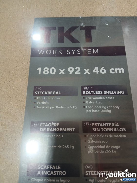 Artikel Nr. 995214 Artikel Nr. 995214: TKT Work System Steckregal größe laut Bild