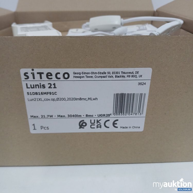 Artikel Nr. 518215 Artikel Nr. 518215: Siteco Lunis 21 51DB16MF91C