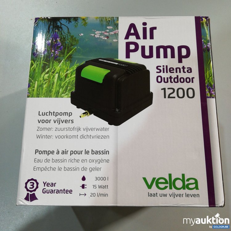 Artikel Nr. 722215: Velda Air Pump Silent Outdoor 1200
