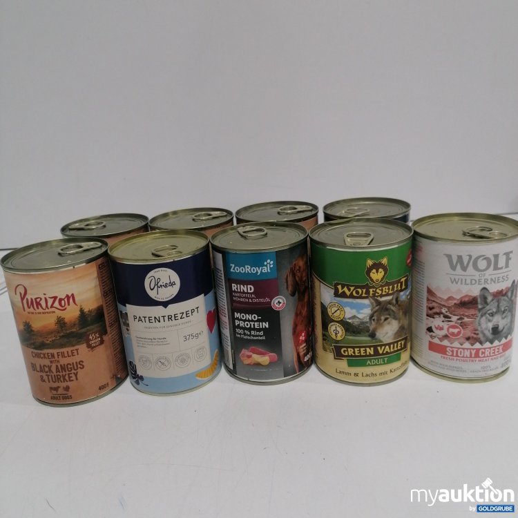 Artikel Nr. 878215 Artikel Nr. 878215: Diverses Hundefutter 9×400 g