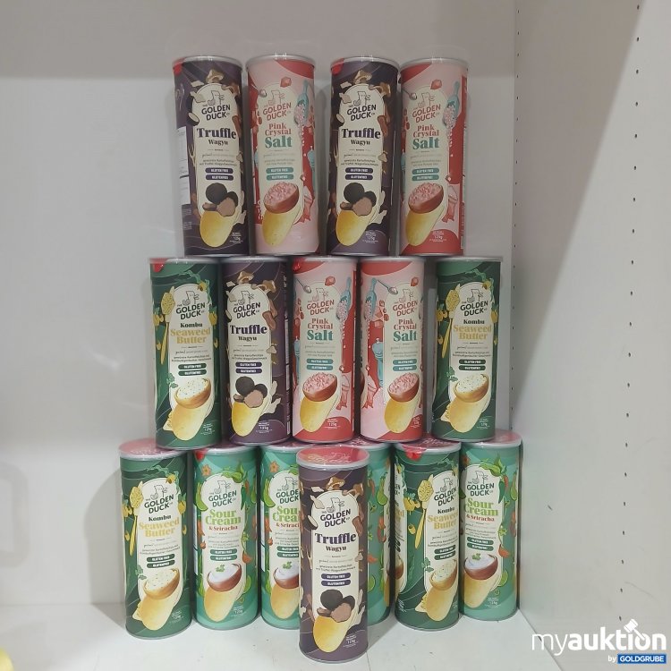 Artikel Nr. 903215: Golden Duck Chips diverse Sorten 