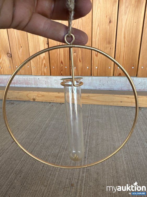 Artikel Nr. 935215: Deko Ring mit Glas zum Aufhängen
