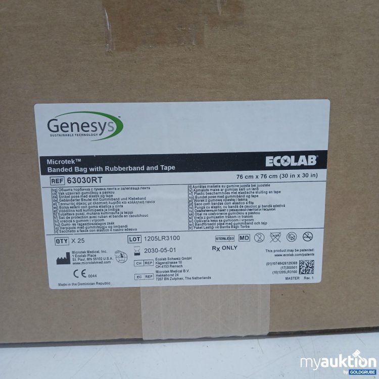 Artikel Nr. 972215: Genesys Banded Bag with Rubberband and Tape 76x76cm 25Stk 