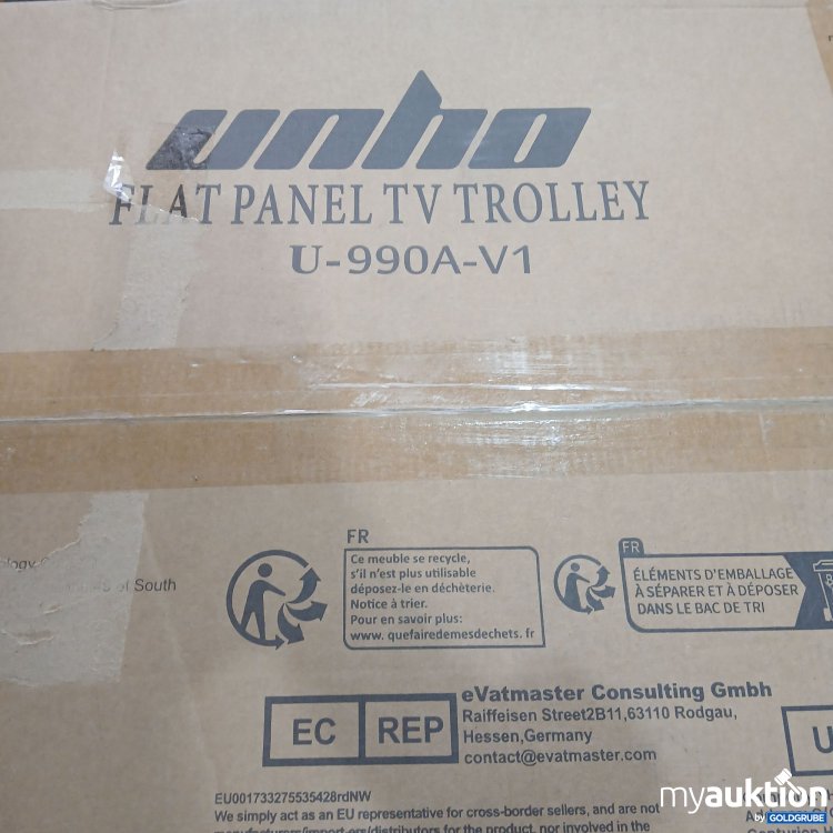 Artikel Nr. 443216: Unho Flat Panel TV Trolley U-990A-V1 