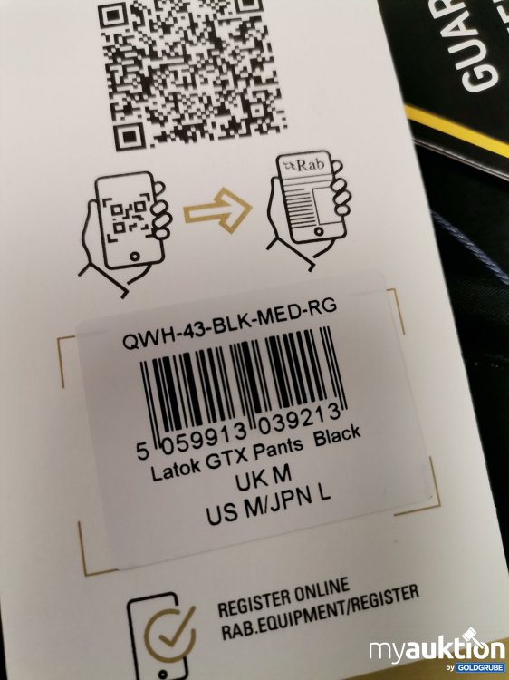 Artikel Nr. 716216: Rabe latok gtx pants 