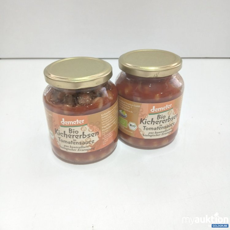 Artikel Nr. 847216 Artikel Nr. 847216: Demeter Bio Kichererbsen in Tomatensauce 2x350g