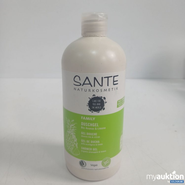 Artikel Nr. 870216 Artikel Nr. 870216: Sante Naturkosmetik Family Duschgel Bio Ananas & Limone 500ml