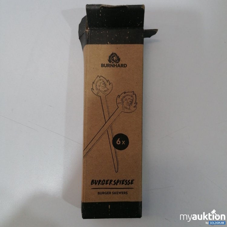 Artikel Nr. 896216: Burnhard Burgerspieße 6Stk Edelstahl 