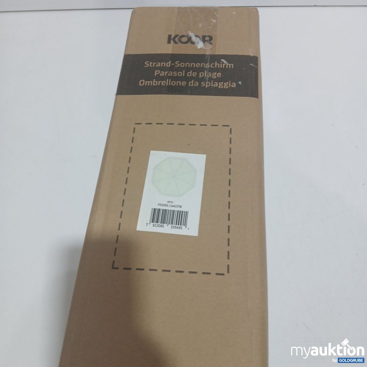 Artikel Nr. 915216: Koor Strand Sonnenschirm Ecru F01055
