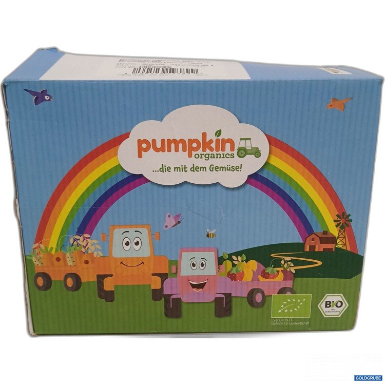 Artikel Nr. 956216: Pumpkin Bio Süßkartoffeln, Apfel, Spinat, amais, Erbsen  100g x 8stk