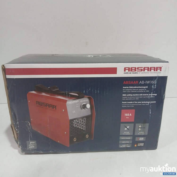 Artikel Nr. 960216: Absaar AB-IW160 Inverter Elektroschweissgerät 