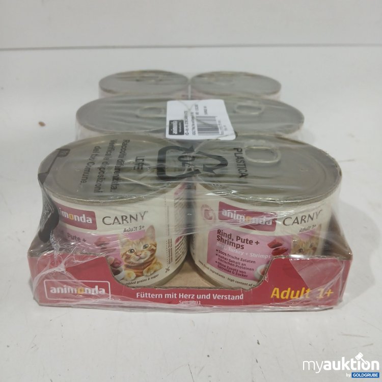 Artikel Nr. 463217: Animonda Carny Katzenfutter Rind, Pute + Shrimps 6x200g 
