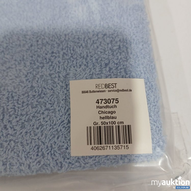 Artikel Nr. 470217 Artikel Nr. 470217: REDBEST Handtuch Chicago hellblau 50x100 cm