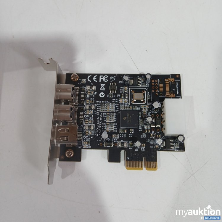 Artikel Nr. 822217 Artikel Nr. 822217: PCI Express IEEE 1394a 1port+1394b 2 Port Controller Card