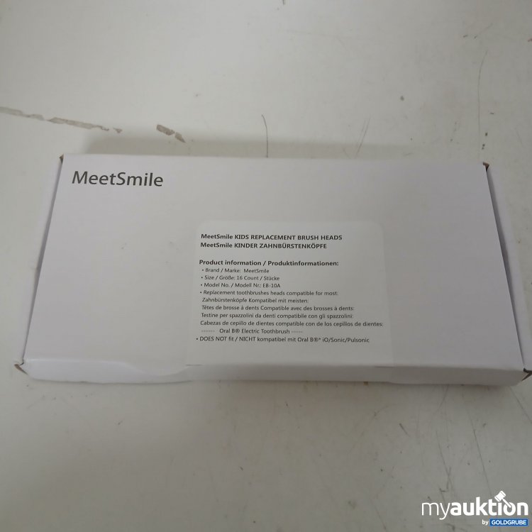Artikel Nr. 906217 Artikel Nr. 906217: MeetSmile Kinder Zahnbürstenköpfe 16 Stück