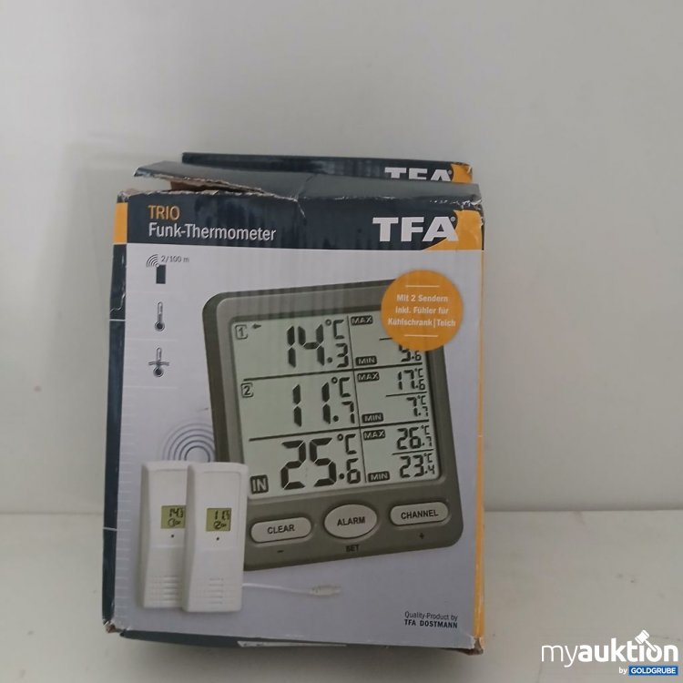 Artikel Nr. 921217: TFA Funk-Thermometer TRIO 1.5V