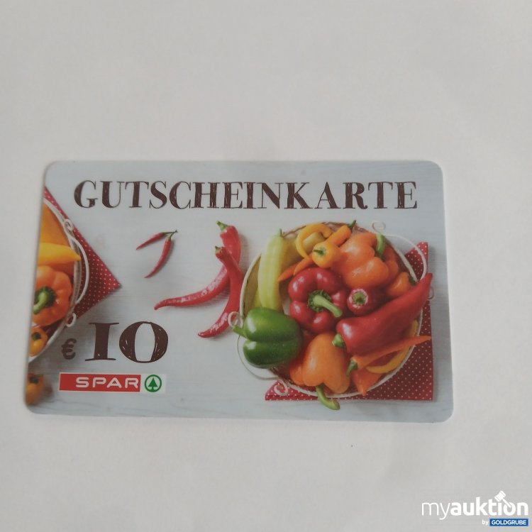 Artikel Nr. 952217: Spar Gutscheinkarte Wert 10€