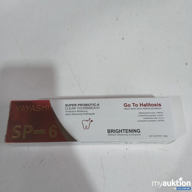 Artikel Nr. 958217: Yayashi Super Probotic-6 Brightening Whitening Toothpaste 120g 