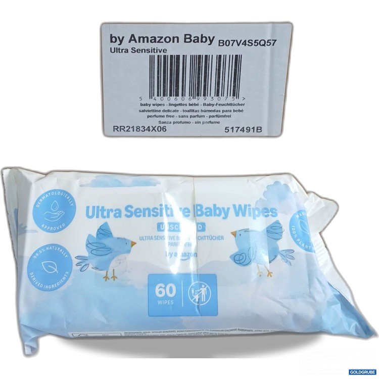 Artikel Nr. 964217: Amazon Baby Wipes Ultra sensitive 18x60Stk 